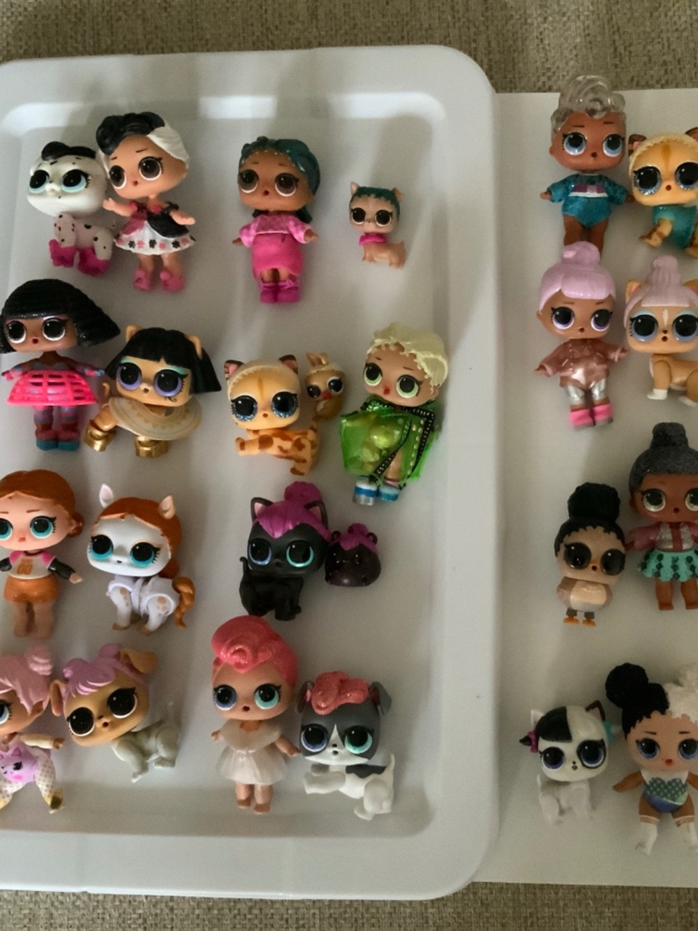 LOL Surprise Doll and Pet Huge Lot 16 Dolls 16 Pets 32 pieces